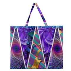 Pizap Com14534840917741 Zipper Large Tote Bag by jpcool1979