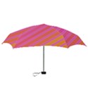 Pink elegant lines Mini Folding Umbrellas View3