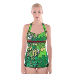 13615425 10209756295846599 4215081916050064477 N Boyleg Halter Swimsuit  by jpcool1979