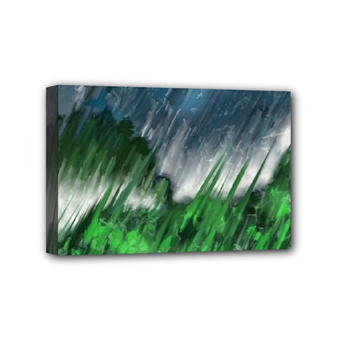 Bluegreen Mini Canvas 6  X 4  by tsartswashington