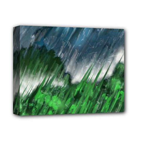 Bluegreen Deluxe Canvas 14  X 11  by tsartswashington