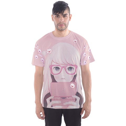 Gamegirl Girl Men s Sport Mesh Tee by kaoruhasegawa