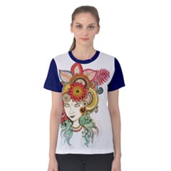 Colorful Artwork Women s Cotton Tee