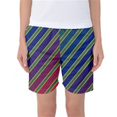 Decorative Lines Women s Basketball Shorts by Valentinaart