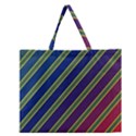 Decorative lines Zipper Large Tote Bag View1