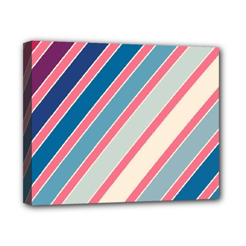 Colorful Lines Canvas 10  X 8  by Valentinaart