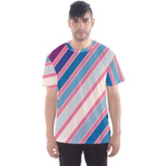 Colorful Lines Men s Sport Mesh Tee