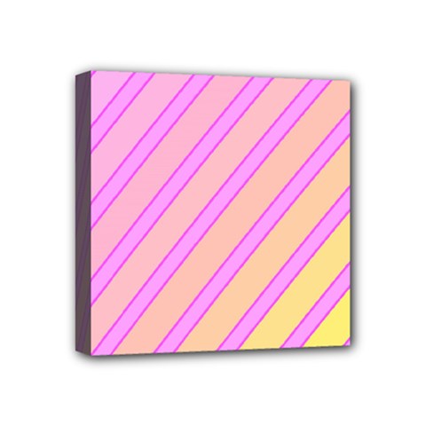 Pink And Yellow Elegant Design Mini Canvas 4  X 4 