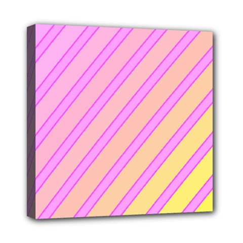 Pink And Yellow Elegant Design Mini Canvas 8  X 8 