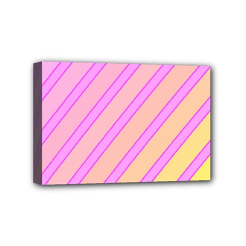 Pink And Yellow Elegant Design Mini Canvas 6  X 4 