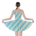 Blue elegant lines Skater Dress View2