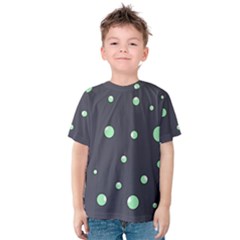 Green Bubbles Kid s Cotton Tee