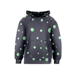 Green Bubbles Kids  Pullover Hoodie