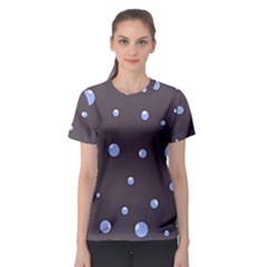 Blue Bubbles Women s Sport Mesh Tee