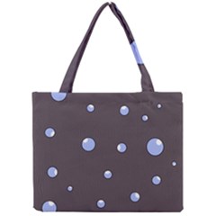 Blue Bubbles Mini Tote Bag