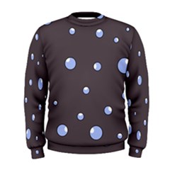 Blue Bubbles Men s Sweatshirt