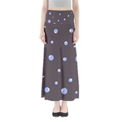 Blue Bubbles Maxi Skirts