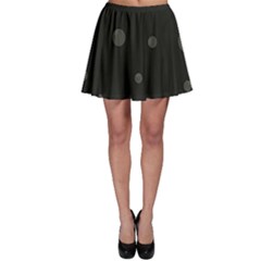 Gray Bubbles Skater Skirt