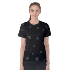 Gray Bubbles Women s Cotton Tee