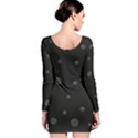 Gray bubbles Long Sleeve Bodycon Dress View2