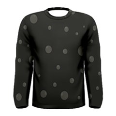 Gray Bubbles Men s Long Sleeve Tee