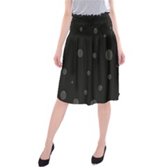 Gray Bubbles Midi Beach Skirt