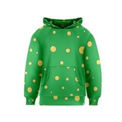 Yellow Bubbles Kids  Pullover Hoodie