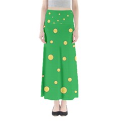 Yellow Bubbles Maxi Skirts