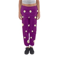 Purple And Yellow Bubbles Women s Jogger Sweatpants