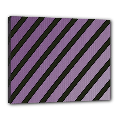 Purple Elegant Lines Canvas 20  X 16 