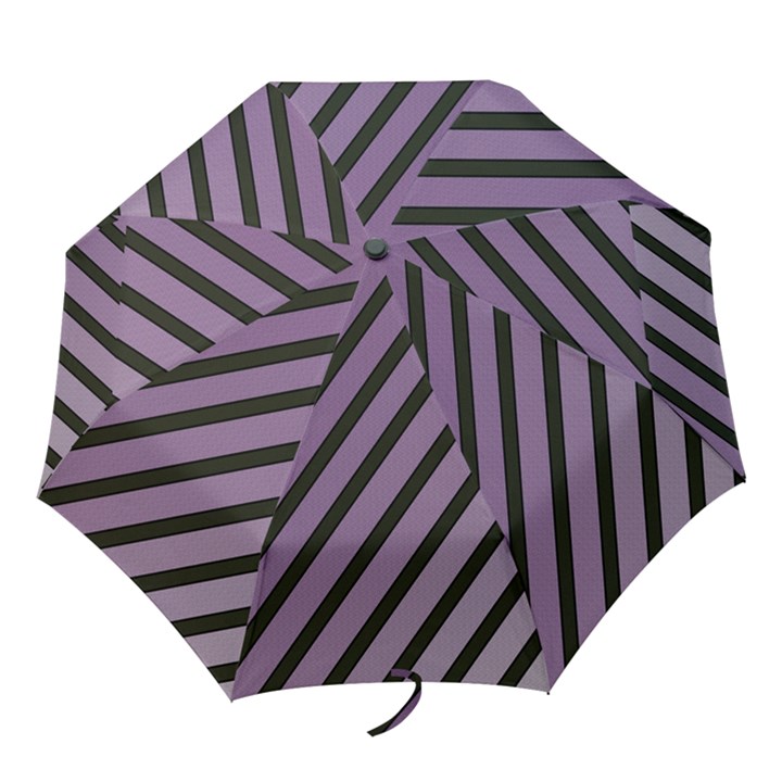 Purple elegant lines Folding Umbrellas