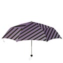 Purple elegant lines Folding Umbrellas View3