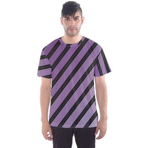 Purple Elegant Lines Men s Sport Mesh Tee by Valentinaart