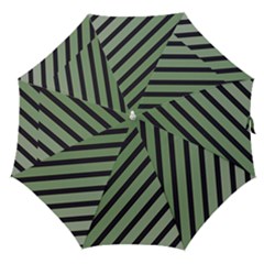 Green Elegant Lines Straight Umbrellas