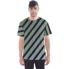 Green Elegant Lines Men s Sport Mesh Tee