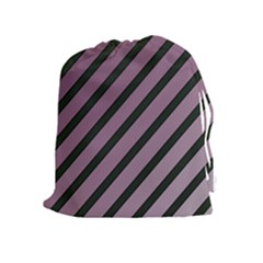 Elegant Lines Drawstring Pouches (extra Large)