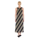 Decorative elegant lines Sleeveless Maxi Dress View2