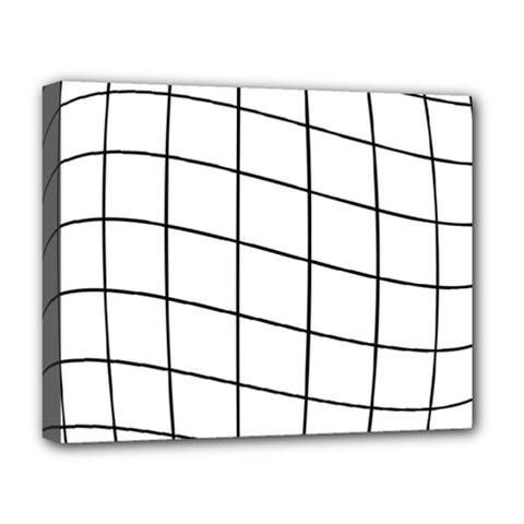 Simple Lines Deluxe Canvas 20  X 16   by Valentinaart