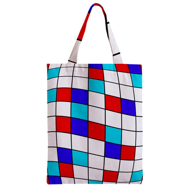 Colorful cubes  Zipper Classic Tote Bag