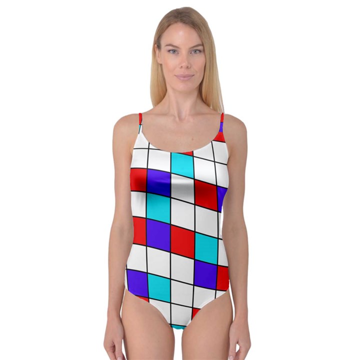 Colorful cubes  Camisole Leotard 