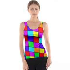 Colorful Cubes Tank Top