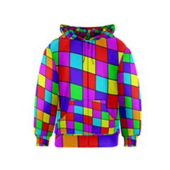 Colorful Cubes Kids  Zipper Hoodie