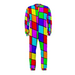 Colorful Cubes Onepiece Jumpsuit (kids)