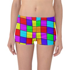 Colorful Cubes Reversible Boyleg Bikini Bottoms