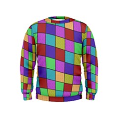 Colorful Cubes  Kids  Sweatshirt