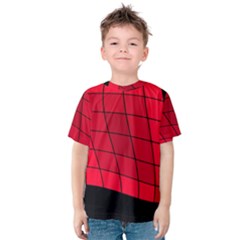 Red Abstraction Kid s Cotton Tee