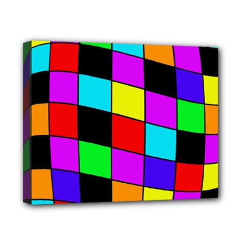 Colorful Cubes  Canvas 10  X 8 