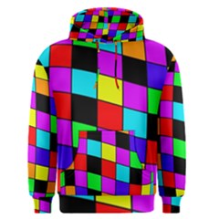 Colorful Cubes  Men s Pullover Hoodie by Valentinaart