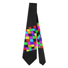 Flying  Colorful Cubes Neckties (two Side) 