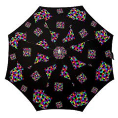 Flying  Colorful Cubes Straight Umbrellas